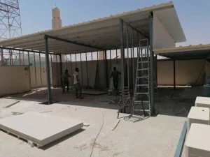 تركيب هناجر بنل في الرياض_حي بدر 