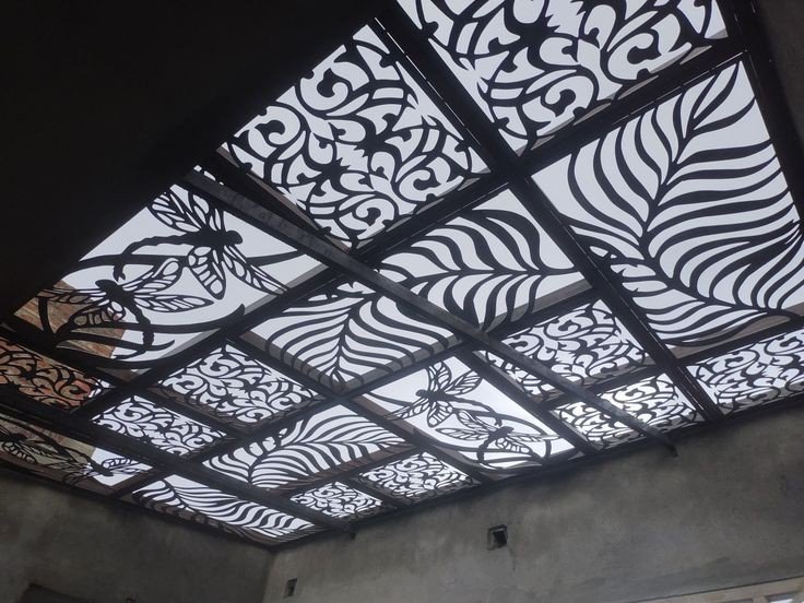 تركيب مظلات قص ليزر للمداخل