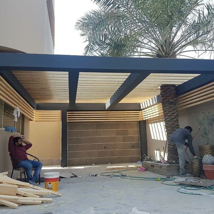 تركيب مظلات منازل حديثة