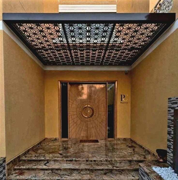 تصميم وتنفيذ مظلات قص ليزر عالية الجودة