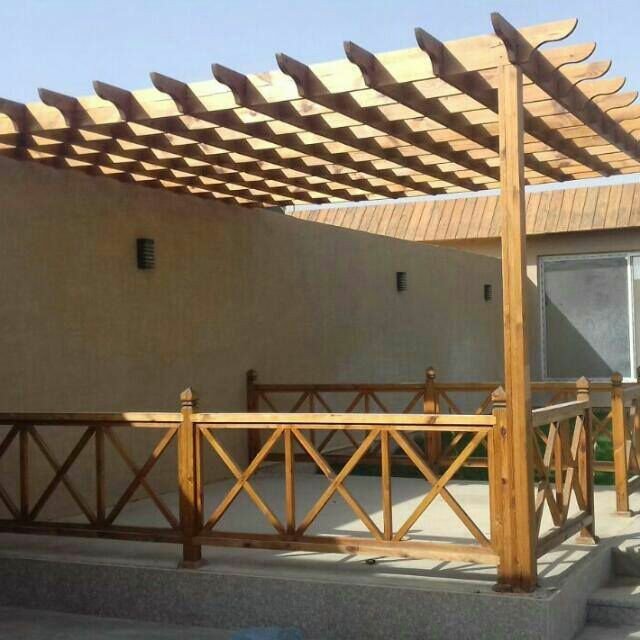 تركيب برجولات خشبية
