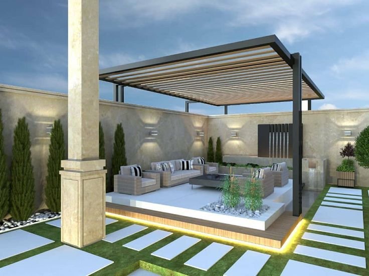 تصميم برجولات فاخرة